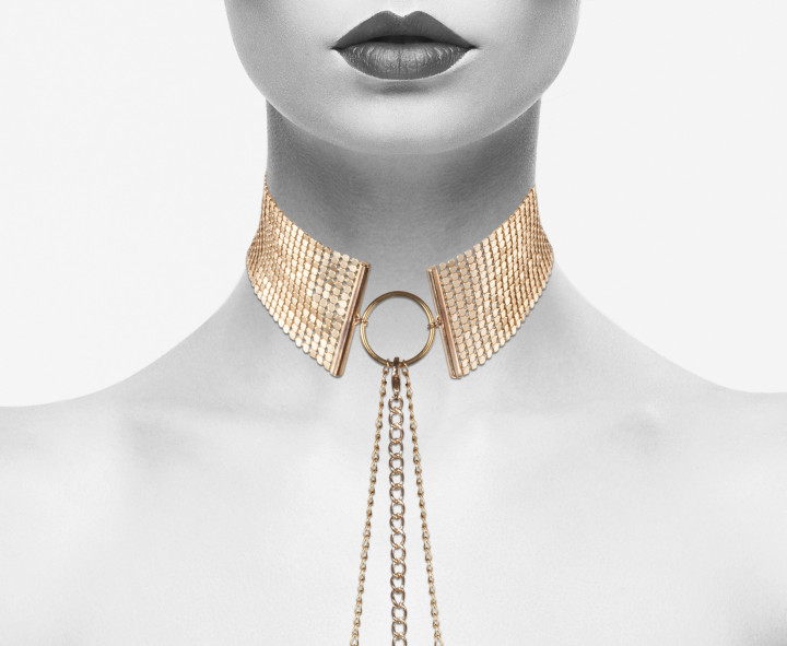 Désir Métalique Collar Metálico Dorado