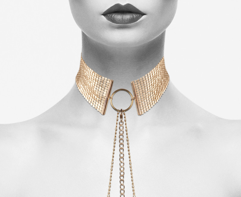 Désir Métalique Collar Metálico Dorado
