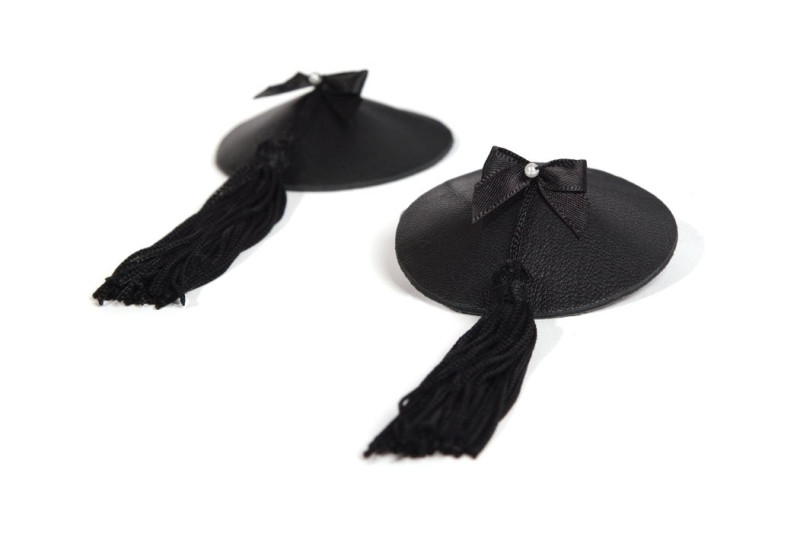 Burlesque Cubrepezones Negro
