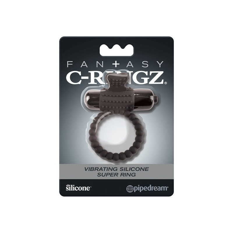 C Ring Vibrant Noir