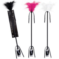 Cravache avec Plumeau Rose