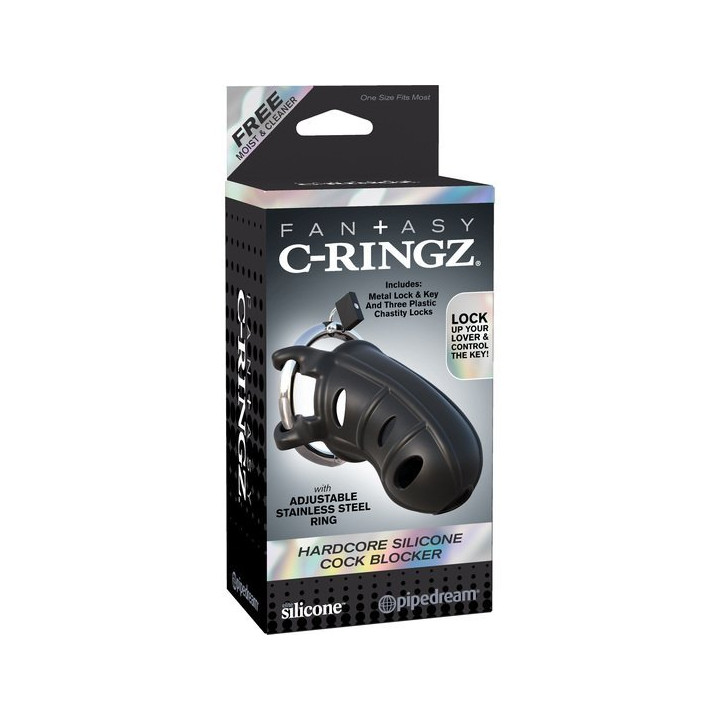 Fantasy C-Ringz Funda para el Pene con Anillo Metálico