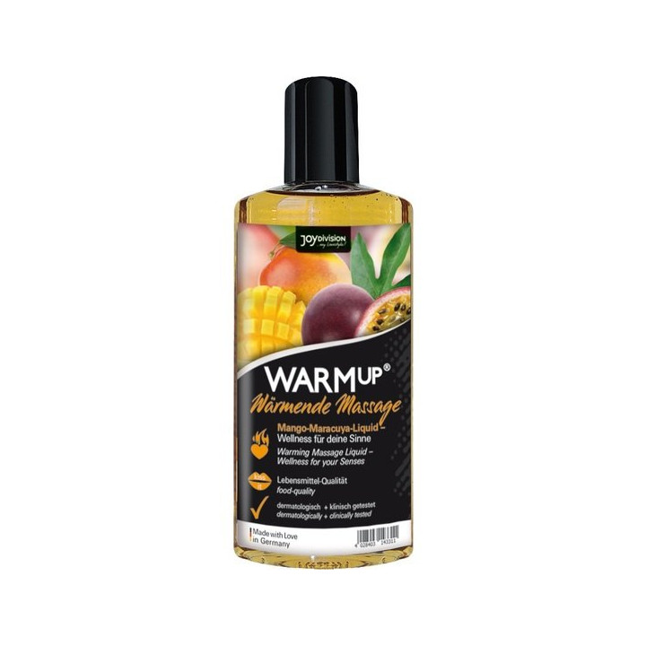Huile de Massage Effet Chaleur Mangue + Maracuja 150 ml