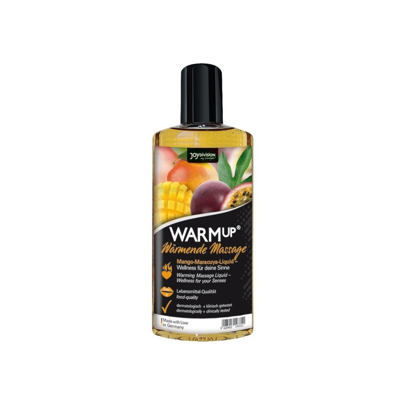 Huile de Massage Effet Chaleur Mangue + Maracuja 150 ml