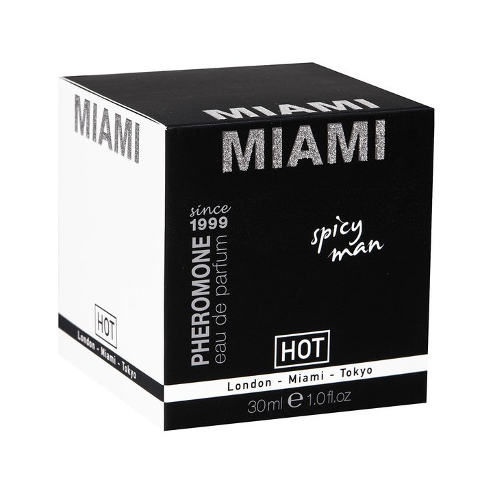 Les phéromones de Miami parfum pour hommes 30 ml
