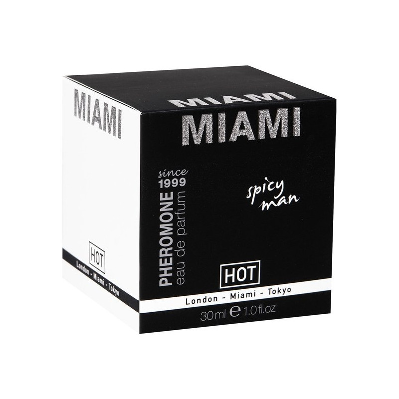 Les phéromones de Miami parfum pour hommes 30 ml