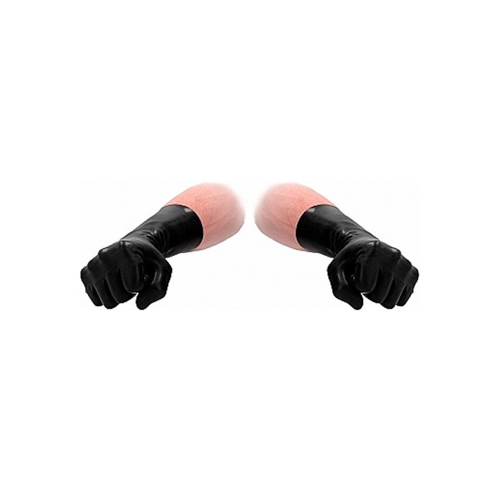 Guantes de Látex Negro Cortos