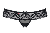 String Ouvert 837-THC-1 Dentelle Noir