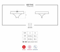 String Ouvert 837-THC-1 Dentelle Noir