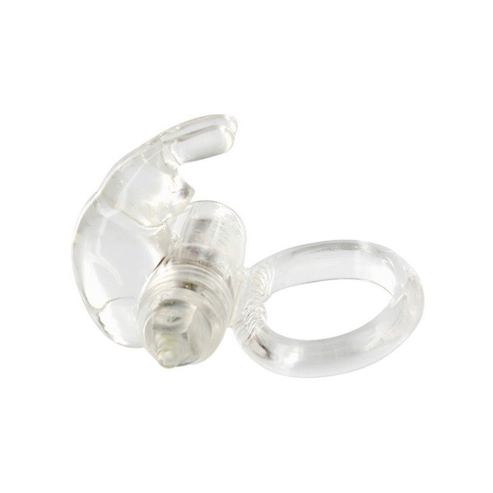 Anneau Vibrant en Silicone Transparent