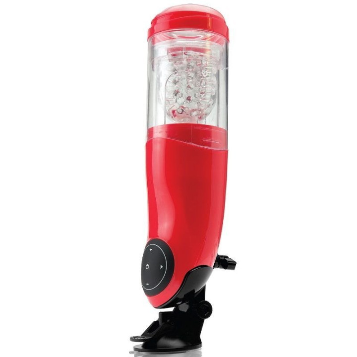 PDX Mega Bator Usb Masturbateur Masculin Bouche Rouge
