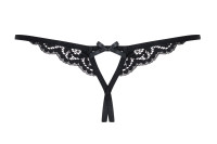String Ouvert 831-Tho-1 Noir Dentelle