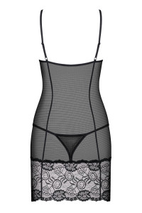 Nuisette Alluria Noire avec String