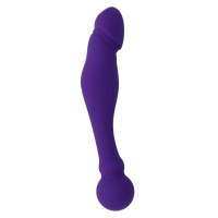 Silicone Rick Dual Double Stimulation Lilas
