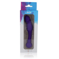Silicone Rick Dual Double Stimulation Lilas