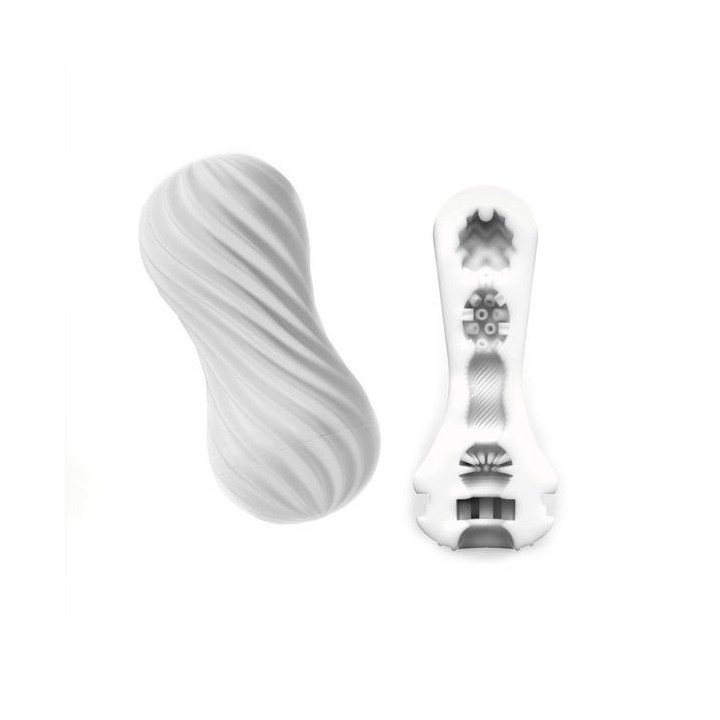 Tenga Flex Rocky Blanc Masturbateur