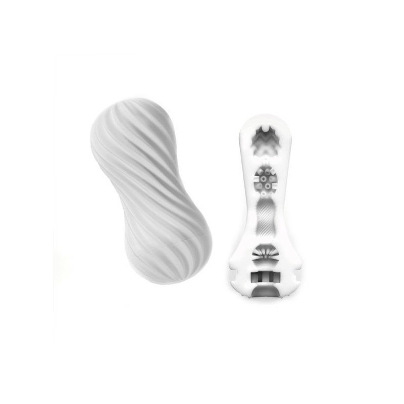 Tenga Flex Rocky Blanc Masturbateur