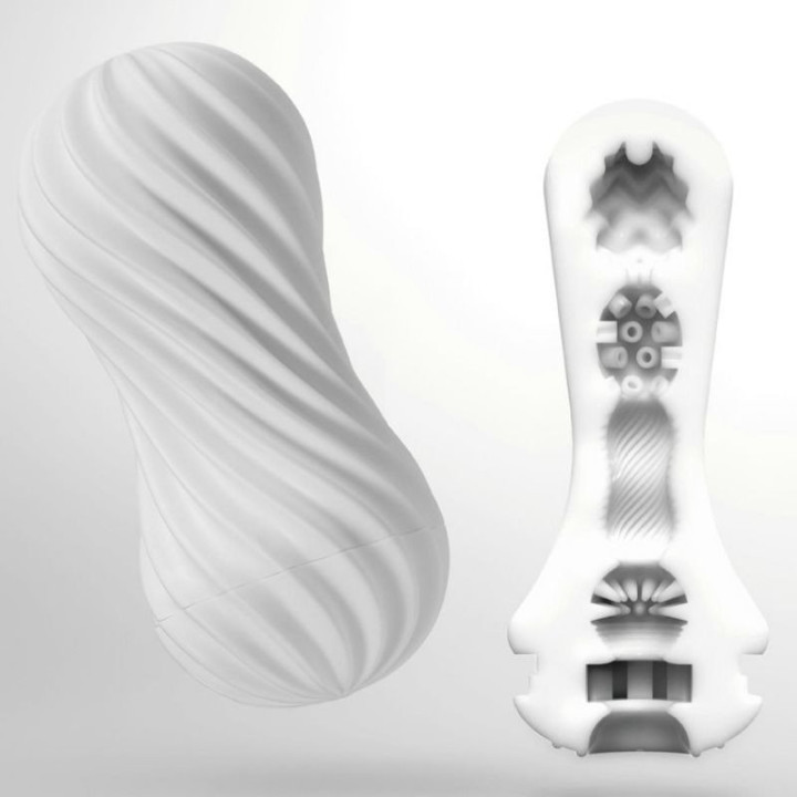 Tenga Flex Rocky Blanc Masturbateur