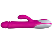 Vague de silicone double stimulateur vibrateur