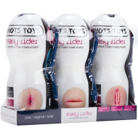 Masturbateur Masculin Pack de 3 Bouche, Cul et Vagin