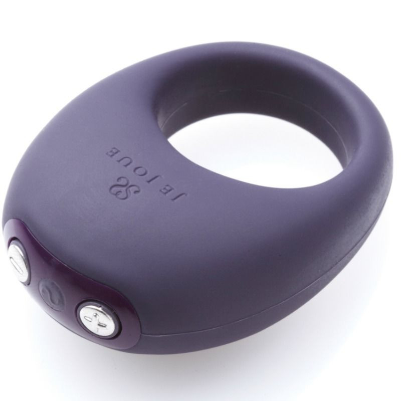 Bague mon silicone vibro violet