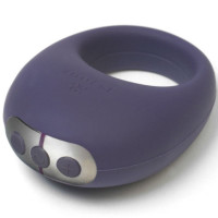 Bague mon silicone vibro violet
