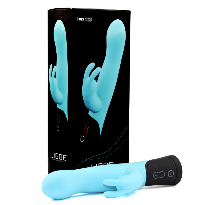 Rabbit Celeste Vibrador Azul