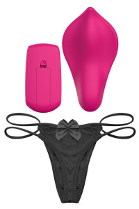 Panty Vibe Rechargeable Cerise S-M