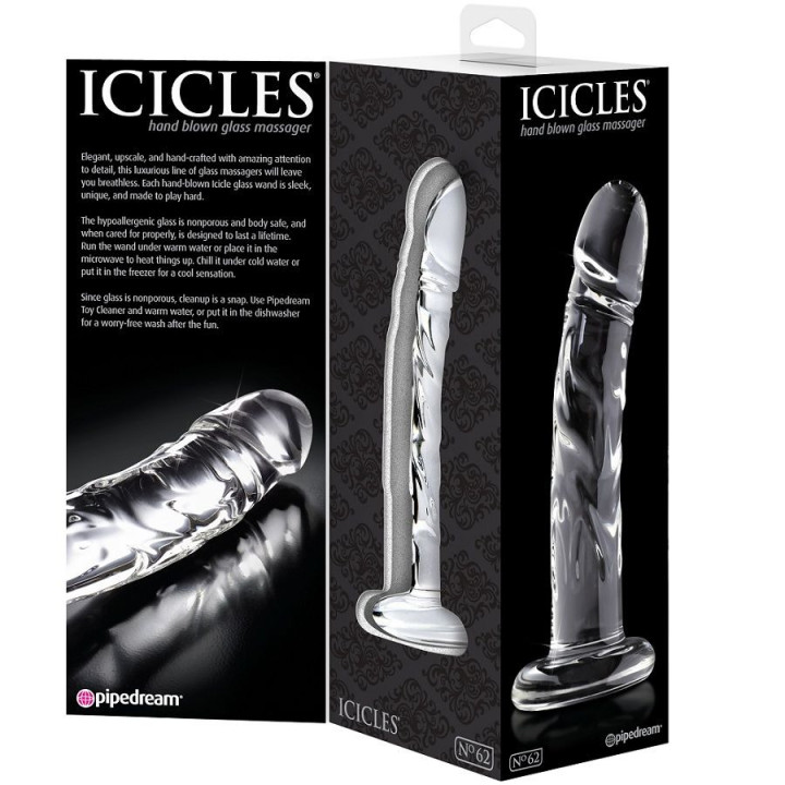 Icicles Numéro 62 Masseur en Verre