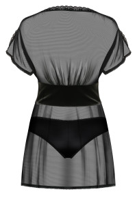 Réglable noirs 868-Bab-1 nuisette chemise de nuit