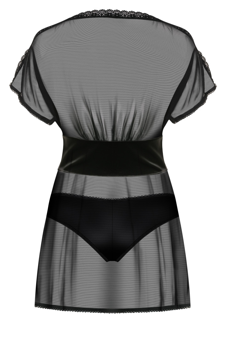 Réglable noirs 868-Bab-1 nuisette chemise de nuit