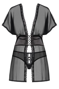 Réglable noirs 868-Bab-1 nuisette chemise de nuit