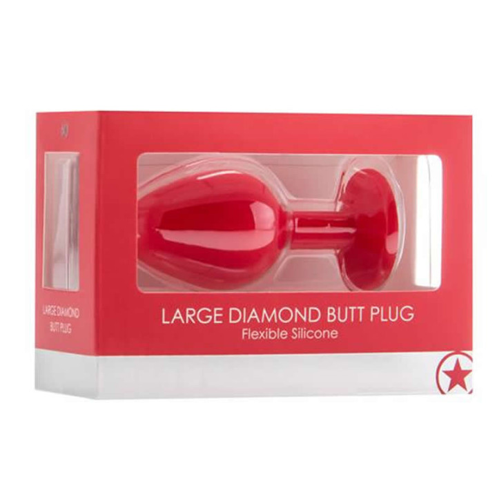 Grand Plug Diamant Rouge