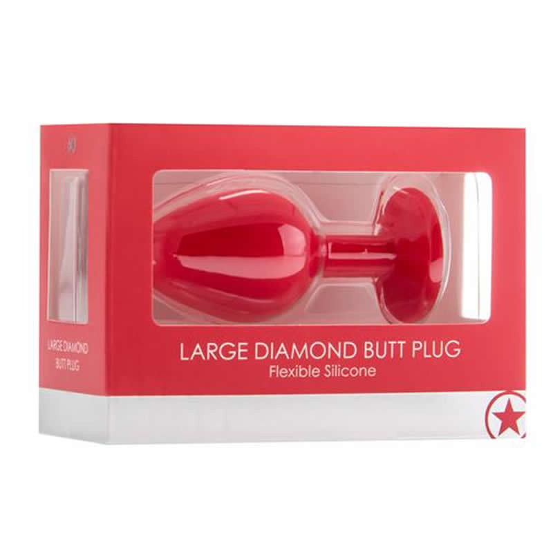 Grand Plug Diamant Rouge