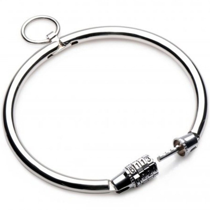 Fermeture du collier en métal par combinaison 12 cm