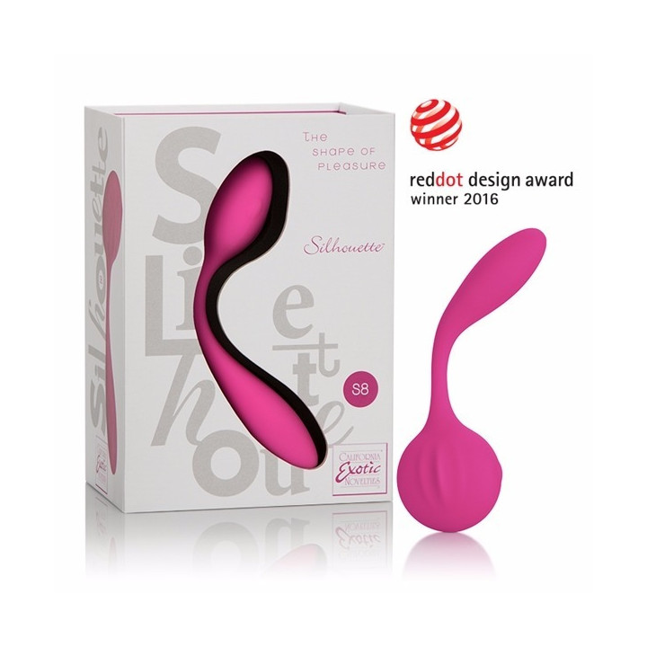 Vibromasseur rose S8 Silhouette