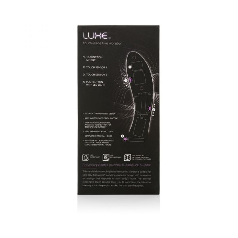 Pourpre de Luxe sensibles Touch vibromasseur 