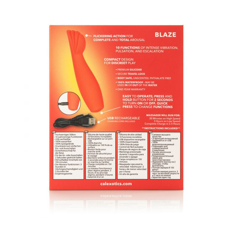 Silicone rouge stimulateur Hot Blaze
