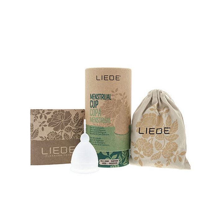 Copa Menstrual Liebe Grande Transparente
