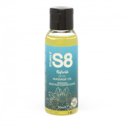 Rafraîchissement de massage à l'huile Français prune et coton égyptien 50ml