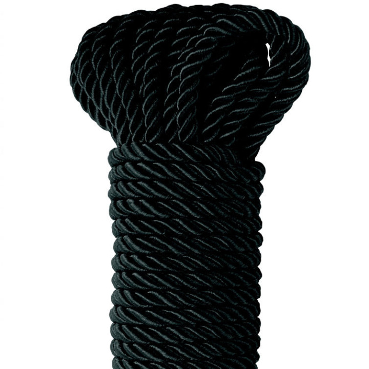 Silk Rope Bondage Noir 9,75 m