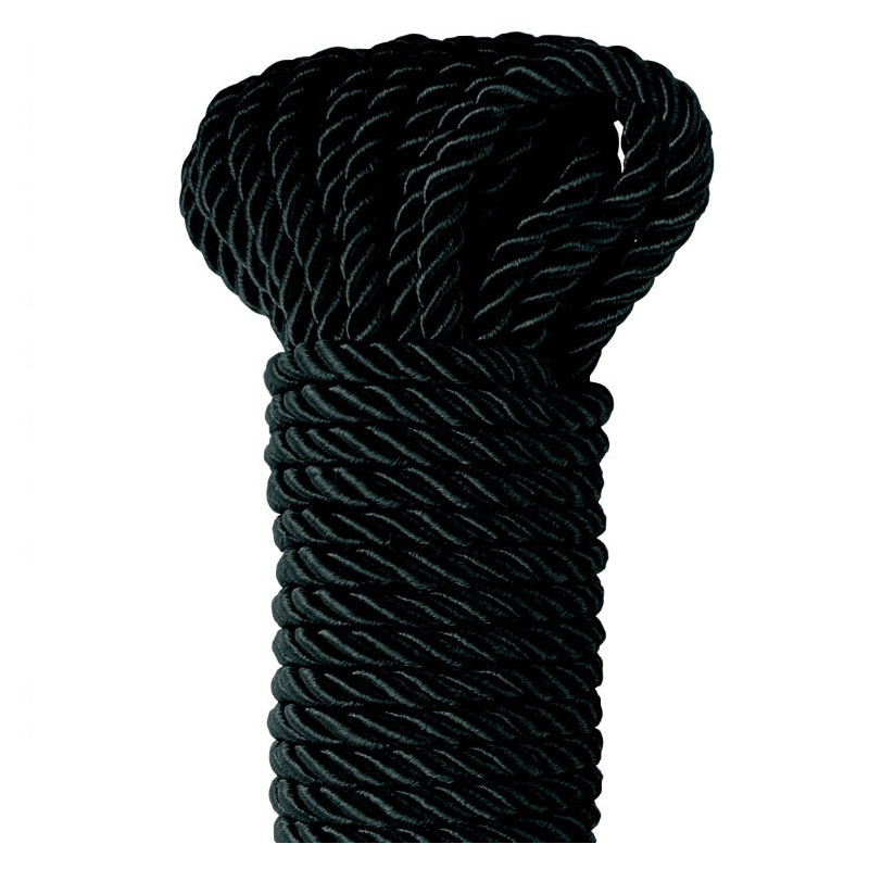 Silk Rope Bondage Noir 9,75 m