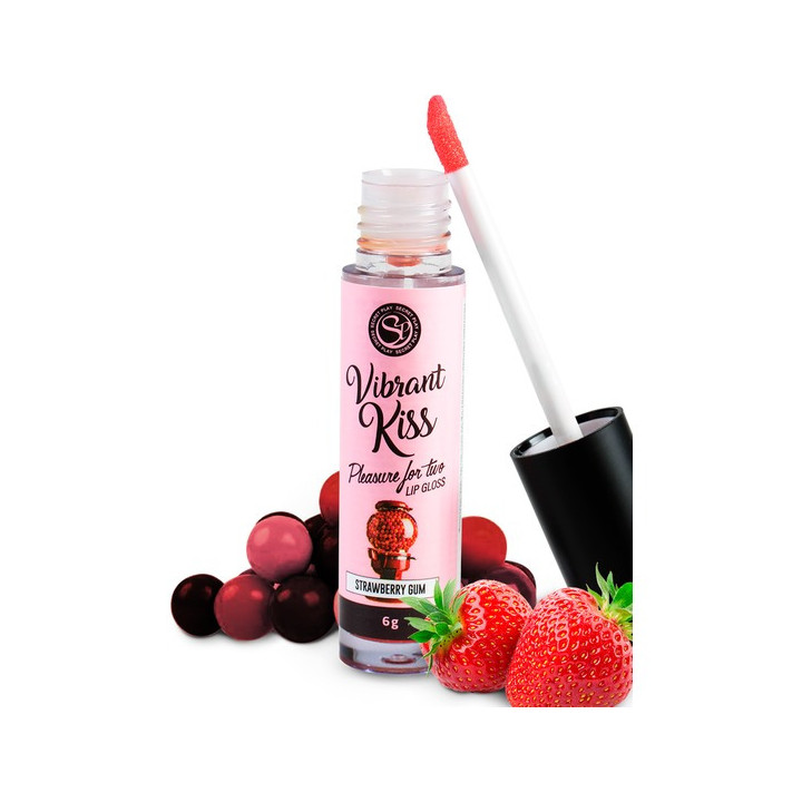 Lip Gloss Kiss Vibrant Chewing-gum Fraise