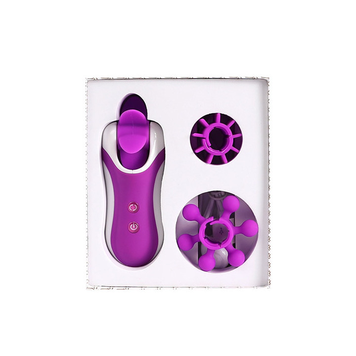 Clitella Morado Simulador Sexo Oral