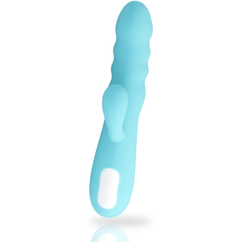 Eiffel Vibrador Rotador Azul Turquesa