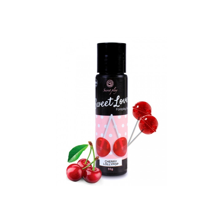 Lubricante Comestible Sabor Piruleta Cereza