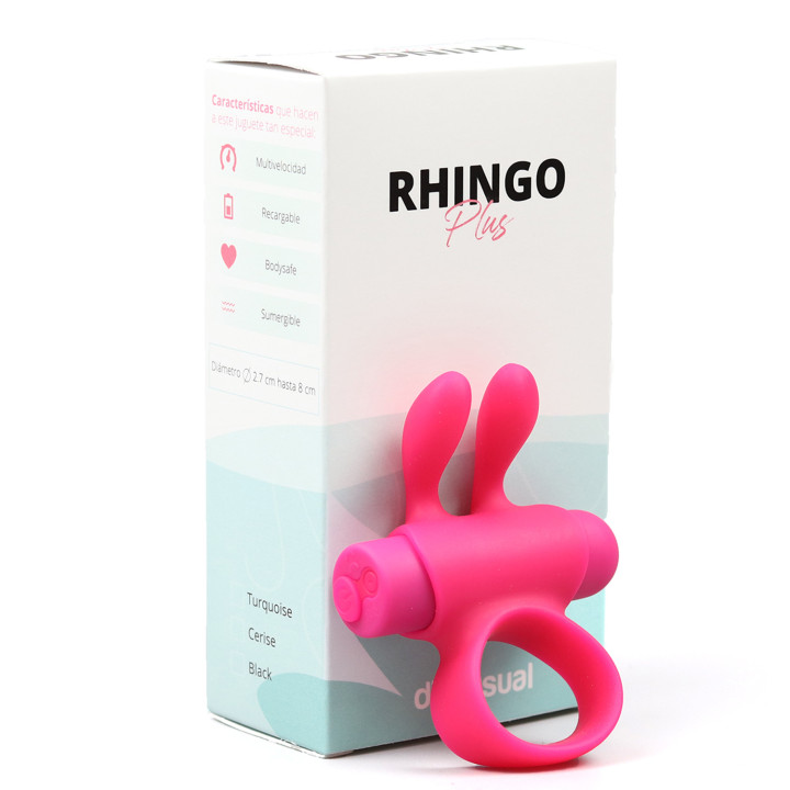 Anneau Vibromasseur Rhingo Plus Cerise
