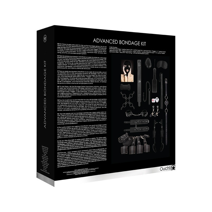 Kit de Bondage Utilisateurs Avancés Noir