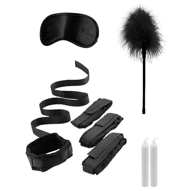 Kit Bondage Restrictions pour le Lit Noir