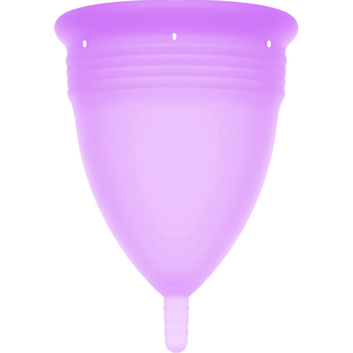 Copa Menstrual FDA Silicona Talla L Lila